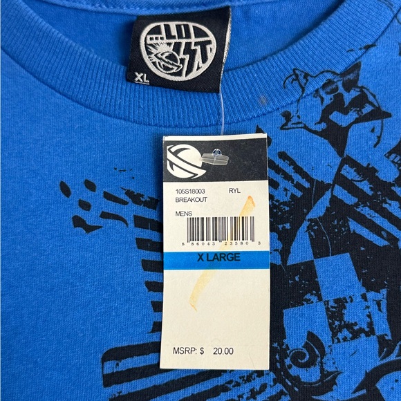 Lost Enterprises Men’s XL Blue Graphic Tee –‎ NWT - Picture 3 of 5